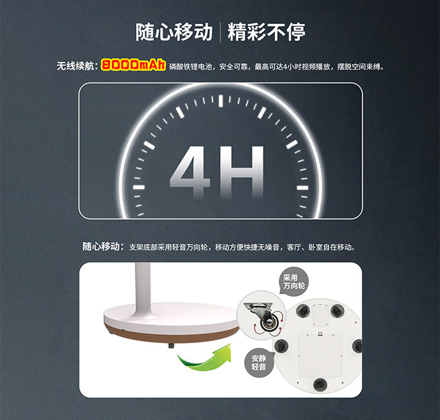 银娱优越会·geg科技全屋移动32寸智由屏闺蜜机